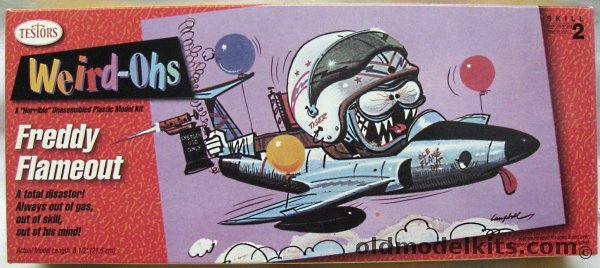 Testors Weird-Ohs Freddy Flameout - The Way Out Jet Jocky - Bagged, 733 plastic model kit